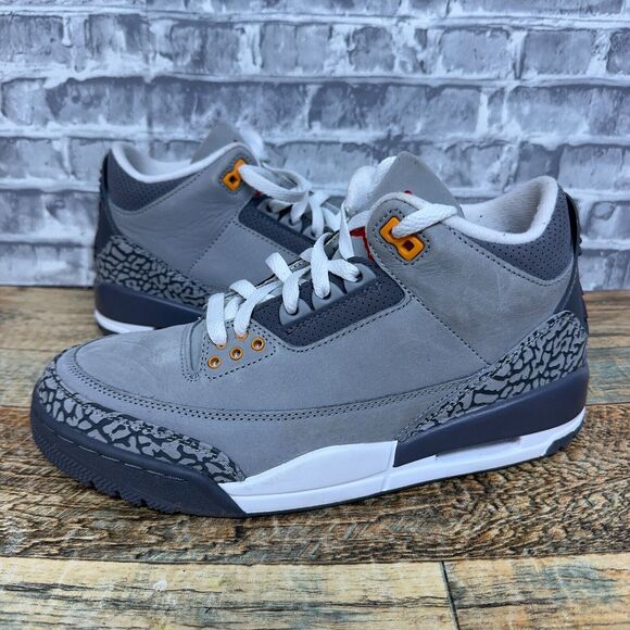 Nike Air Jordan 3 III Retro Mid Cool Grey 2020 CT8532-012 Mens Size 7.5 Rare - Picture 1 of 10